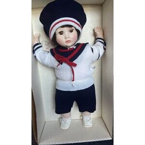 Suzanne Gibson 22" Sailor boy doll 1977 Vintage VTG Original Box  Brand New Tags